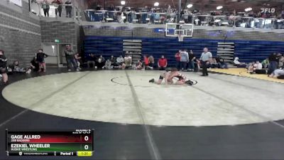 100 lbs Round 5 - Ezekiel Wheeler, Huskie Wrestling vs Gage Allred, 208 Badgers