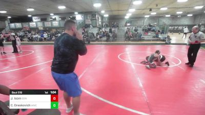 61 lbs Rr Rnd 2 - John Isom, Gering Wrestling Club vs Chandler Oreskovich, WWC Predator