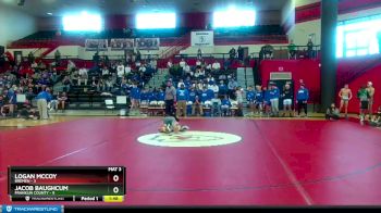 144 lbs 2nd Wrestleback (8 Team) - JACOB BAUGHCUM, Franklin County vs Logan McCoy, Bremen