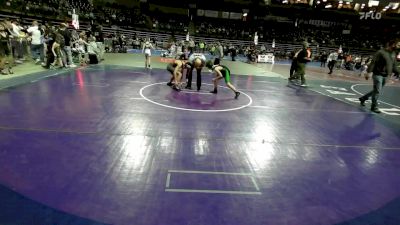 90 lbs Consi Of 8 #1 - Jake Bullock, Mt. Olive vs Carson Delancey, New Milford