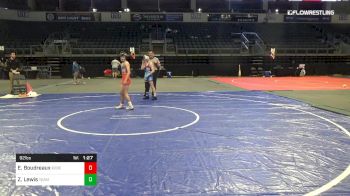 92 lbs Final - Ethan Boudreaux, Rebel Wrestling Club vs Zayne Lewis, Team Lewis