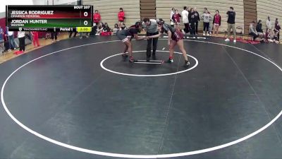 G165-72 lbs Round 2 - Jordan Hunter, Western vs Jessica Rodriguez, Cimarron Memorial