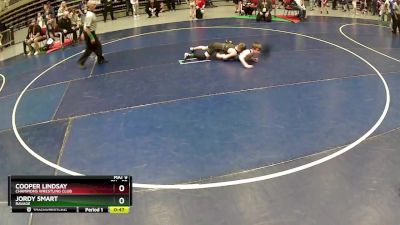 59 lbs Semifinal - Cooper Lindsay, Champions Wrestling Club vs Jordy Smart, Ravage