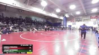 132 lbs 1st Place Match - Joshua Requena, Camarillo vs Vinnie Gutierrez, Calvary Chapel SA