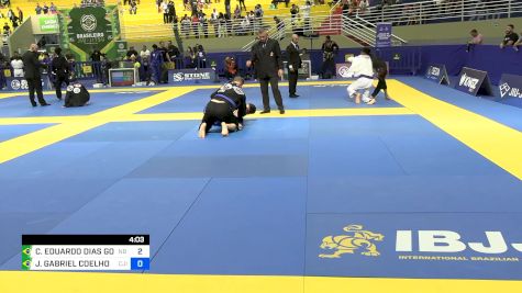 CARLOS EDUARDO DIAS GONÇALVES vs JOÃO GABRIEL COELHO MESQUITA 2024 Brasileiro Jiu-Jitsu IBJJF