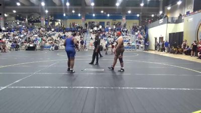 285 lbs Quarterfinal - Gabriel Johnson, Landon School vs Michael Lebbie, DeMatha Catholic