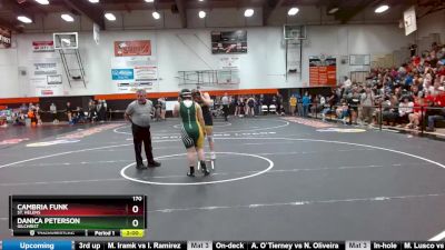 170 lbs Quarterfinal - Cambria Funk, St. Helens vs Danica Peterson, Gilchrist