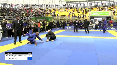 MARIO HENRIQUE GARCIA vs JESUMAR CABRAL 2024 Brasileiro Jiu-Jitsu IBJJF