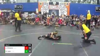 52 lbs Round 4 (6 Team) - Jair Almaraz, No Escape Wrestling Academy vs David Leon, Untouchables White