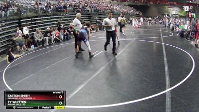 95 lbs Round 2 (6 Team) - Ty Whitten, Indiana Gold vs Easton Smith, Oklahoma Elite Orange