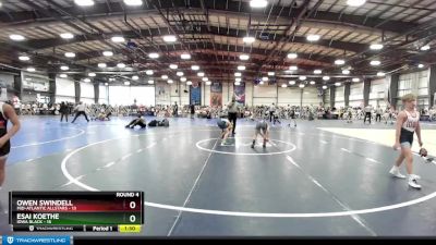 76 lbs Rd# 7- 10:45am Saturday Final Pool - Esai Koethe, Iowa Black vs Owen Swindell, Mid-Atlantic AllStars