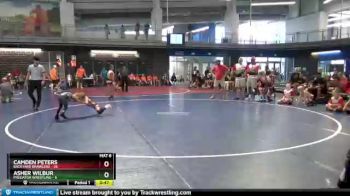 45 lbs Round 7 (10 Team) - Asher Wilbur, Predator Wrestling vs Camden Peters, Backyard Brawlers