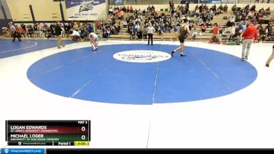 174 lbs Prelim - Michael Loger, University Of Wisconsin-Oshkosh vs Logan Edwards, St. John`s University (Minnesota)