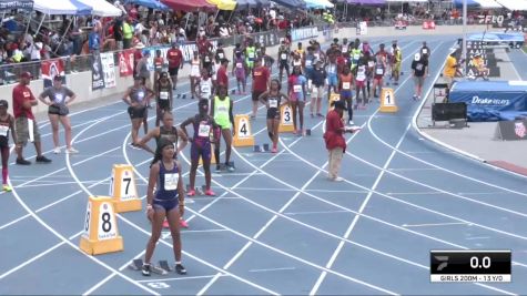 Youth Girls' 200m Championship, Semi-Finals 2 - Age 13