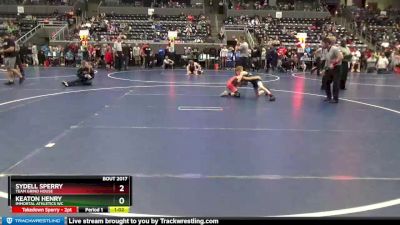 85 lbs Quarterfinal - Keaton Henry, Immortal Athletics WC vs Sydell Sperry, TEAM GRIND HOUSE