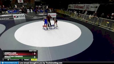 92 lbs Cons. Round 2 - Joseph Lund, Tracy Wrestling Club vs Sebastian Cisneros, California