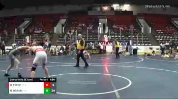 155 lbs Quarterfinals (8 Team) - Owen Foster, Bad Bass vs Noah Nichols, Southwest Arsenal White