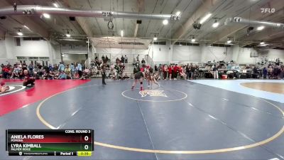 125 lbs Cons. Round 3 - Aniela Flores, Pomona vs Lyra Kimball, Palmer Ridge