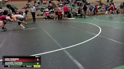 215 lbs Cons. Round 2 - Jackson Caltuna, Conrad School Of Science vs Josh Horning, Newark Charter