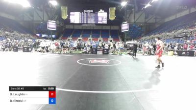 160 lbs Cons 32 #2 - Owen Laughlin, Iowa vs Benjamin Rintoul, Oregon