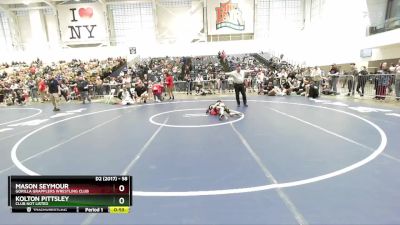 58 lbs Quarterfinal - Kolton Pittsley, Club Not Listed vs Mason Seymour, Gorilla Grapplers Wrestling Club