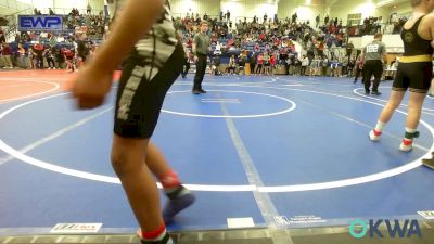 90 lbs Quarterfinal - Logan Sligar, Pin-King All Stars vs Hudson Russell, Broken Arrow Wrestling Club