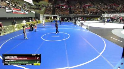 70 lbs Cons. Semi - Luis Madera, NexGen Regional Training Center vs Zane Meza, RBWC (Rancho Bernardo Wrestling Club)