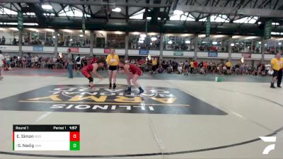 116-127 lbs Round 1 - Stephanie Nadig, Alpha Wrestling Academy vs Evelyn Simon, MORTON