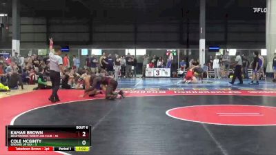 175 lbs Round 3 (4 Team) - Kamar Brown, BEASTWORKS WRESTLING CLUB vs Cole McGinty, GROUND UP USA