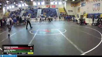 132 lbs Quarterfinals (8 Team) - Austin Revell, River Ridge vs Hayden Whidden, Lake Gibson