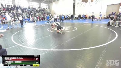 162 Boys Cons. Round 5 - Harrison Koenig, Carlsbad vs Rahman Ferguson, San Ysidro