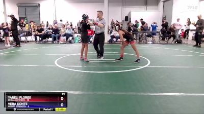 80 lbs Round 3 (6 Team) - Yareli Flores, So Cal Hammers vs Vera Konte, Misfits Strength