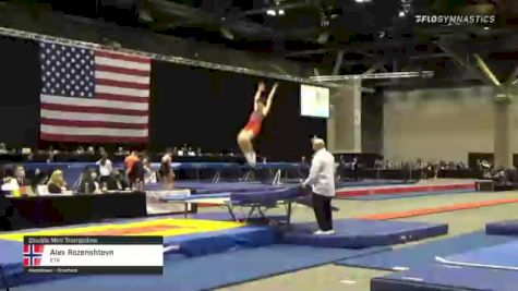 Alex Rozenshteyn - Double Mini Trampoline, ETA - 2021 USA Gymnastics Championships