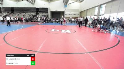 154-H lbs Quarterfinal - Kyle Leonard, Shore Thing WC vs Leonard Ashley, Unattached