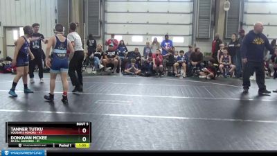 130 lbs Round 3 - Tanner Tutku, Vougar`s Honors vs Donovan Mckee, So Cal Hammers