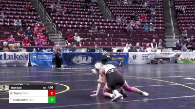 124 lbs Round Of 16 - Abigail Taylor, Parkland-G vs Tatum Duckworth, South Western-G