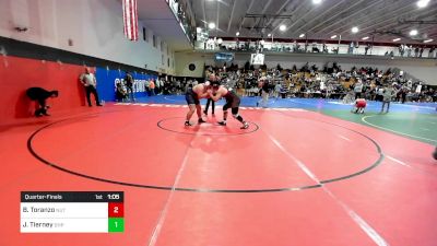 285 lbs Quarterfinal - Brandon Toranzo, Nutley HS vs John ("Jack") Tierney, Seton Hall Prep