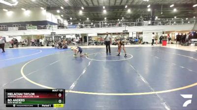 100 lbs Round 1 - Bo Anders, New River WC vs Melachai Taylor, Warmup Gang Wrestling Club