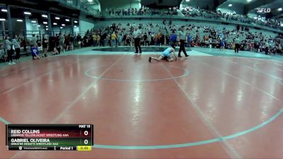 105 lbs Cons. Round 4 - Reid Collins, Lebanon Yellowjacket Wrestling-AAA  vs Gabriel Oliveira, Greater Heights Wrestling-AAA