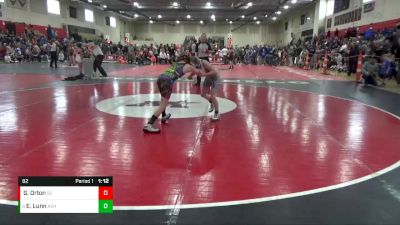 82 lbs Cons. Round 2 - Eli Lunn, Ashland vs Grant Orton, Scoring Edge