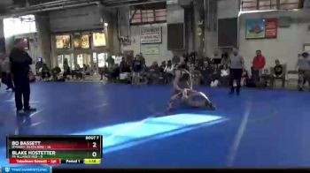 115 lbs Round 3 (6 Team) - Bo Bassett, Dynasty Death Row vs Blake Hostetter, PA Alliance Red