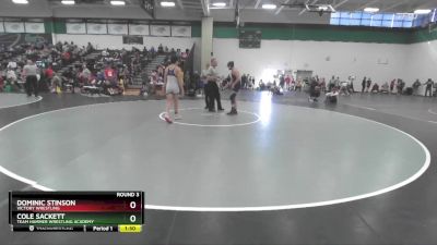 145-155 lbs Round 3 - Cole Sackett, Team Hammer Wrestling Academy vs Dominic Stinson, Victory Wrestling