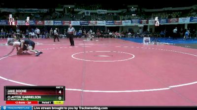 144 lbs Semis & 1st Wrestleback (8 Team) - Clayton Gabrielson, St. Mary`s Ryken vs Jake Doone, Nazareth