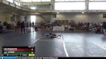 71 lbs Semis & 3rd Wb (16 Team) - Jay McQuiston, Pennsylvania Blue vs Loc Webber, Ohio