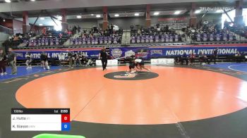 130 lbs Consi Of 8 #1 - Jo-ellen Hutto, St. Andrews vs Kaelyn Siason, University Of Providence