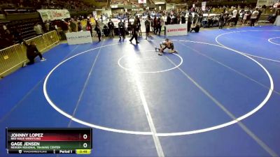 86 lbs Cons. Round 4 - Gage Jensen, NexGen Regional Training Center vs Johnny Lopez, Red Wave Wrestling