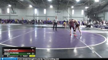 174 lbs Quarterfinal - Adam Sylvester, Augsburg vs Shyler Langley, Simpson