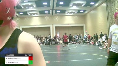 132 lbs Round Of 16 - Emiliano Hernandez, Hesperia WC vs Daxton Bonner, Wasatch WC