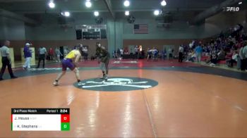 165 lbs 3rd Place Match - Kiesean Stephens, Life University vs Josh Heuss, Wisconsin - Stevens Point