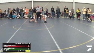 59 lbs Quarterfinal - Austin Latinis, Mat Sharks vs Maven Saferite, Nova WC